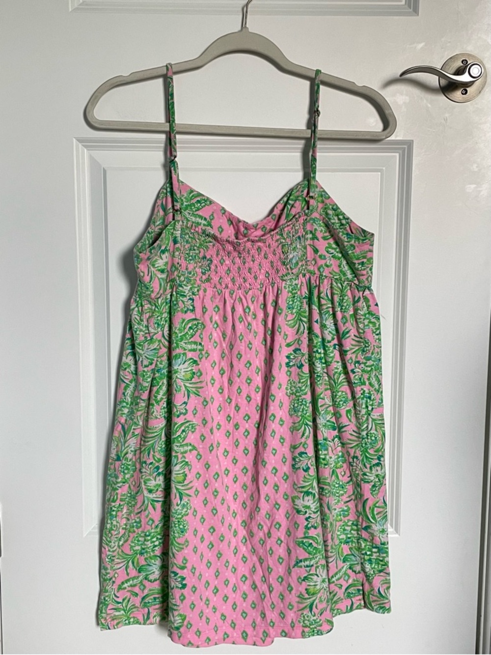 Lilly Pulitzer Libra Mini Dress Pink Green Tropical Print Sundress
54411 - Picture 7 of 12